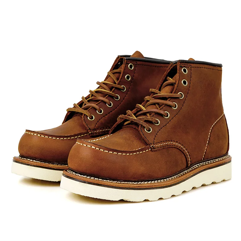 KOWM Botas de caza tácticas piel – Impermeables para senderismo hombre - imagen 3
