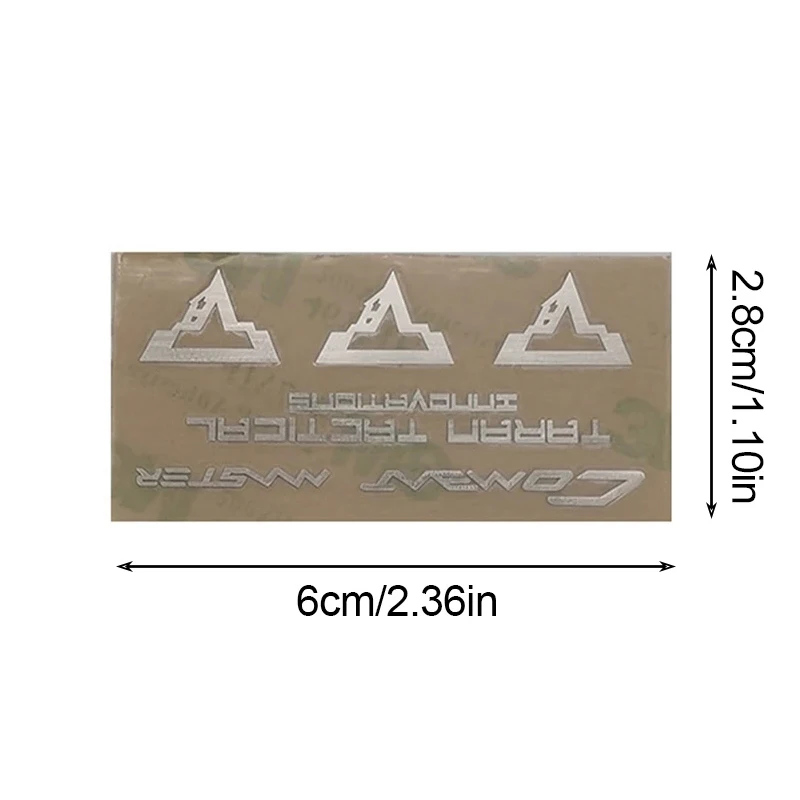 Pegatina de Metal táctica, equipo de campo para GL G17/G18/G19, pegatina de Metal, pistola de juguete, accesorios de modificación decorativa