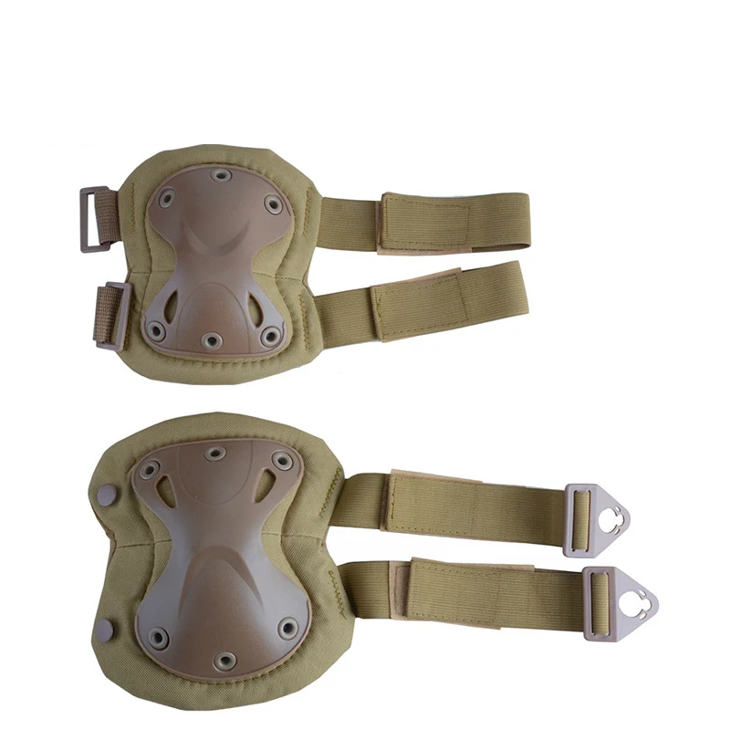 Rodilleras militares tácticas, pistola de aire, Paintball, caza, coderas, rodilleras, montañismo, Paintball, accesorios protectores al aire libre - imagen 3