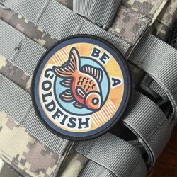 Parche táctico Goldfish – MOLLE para chalecos y mochilas