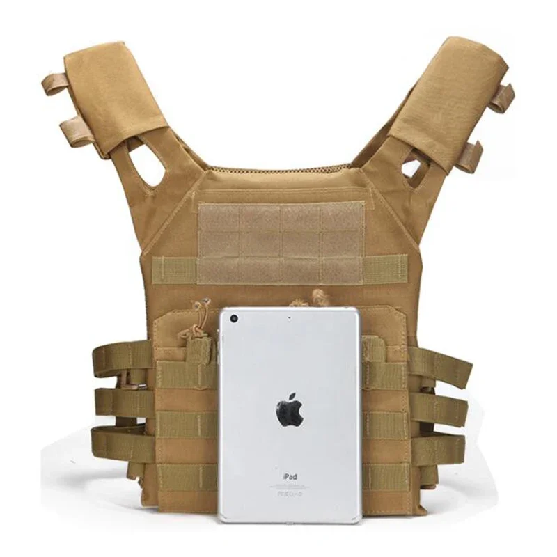 Chaleco para combate táctico militar de guerra, accesorio protector de placa de Paintball y Airsoft, color verde, para caza al aire libre - imagen 3