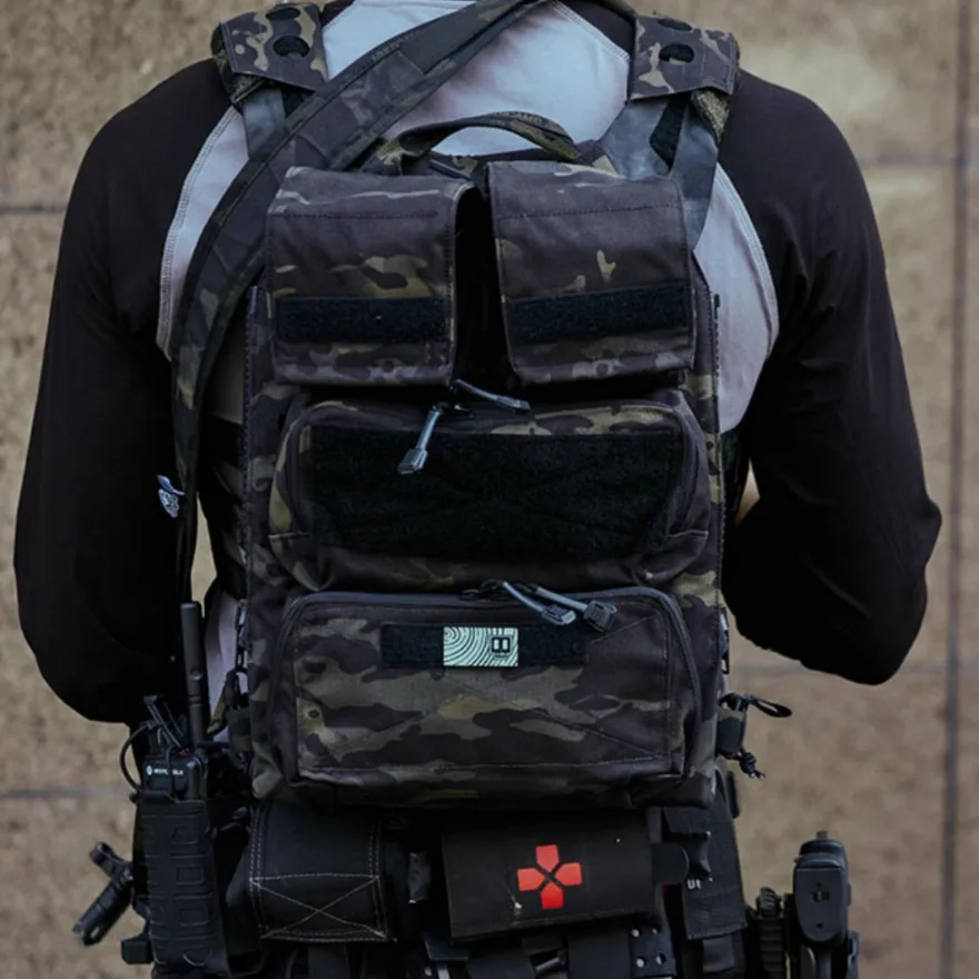 Parche luminoso tactico de esqueleto en celosia para ropa y mochila - imagen 5