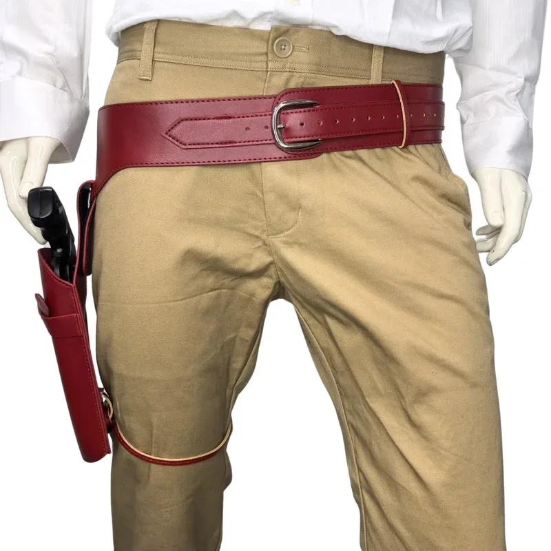 Funda para revólver de un solo barril occidental, funda para cinturón de revólver corto y largo, bolsa para revistas, accesorio táctico - imagen 4
