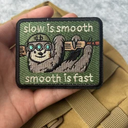 Parche MOLLE táctico bordado con velcro – Insignia para mochila