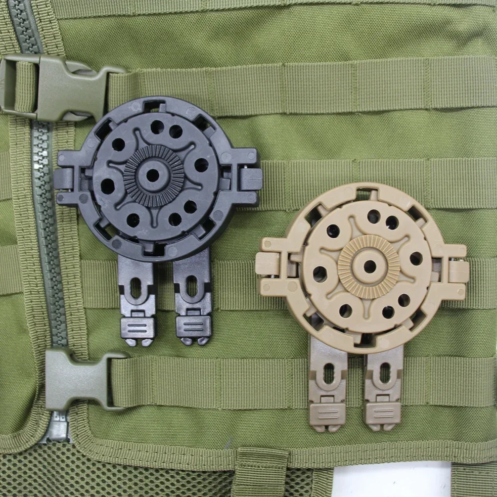 Adaptador táctico para funda de pistola Molle, accesorio Molle, plataforma de 360 grados, Kit de desconexión rápida, funda para pistola, adaptador para caza - imagen 3