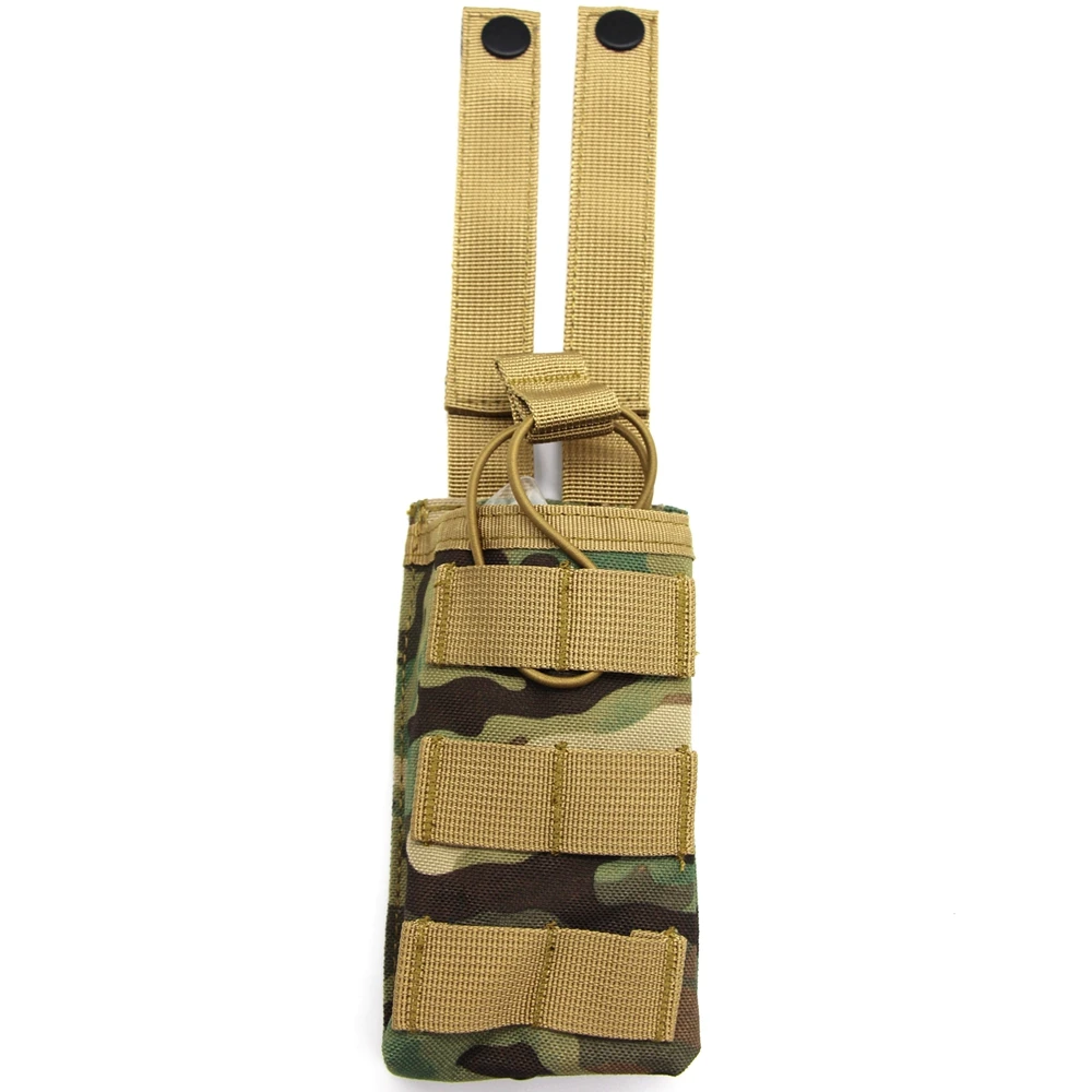 Soporte de cartucho táctico de nailon M4, bolsa de revista individual para chaleco de Paintball Airsoft, accesorios, bolsa Molle para caza - imagen 3