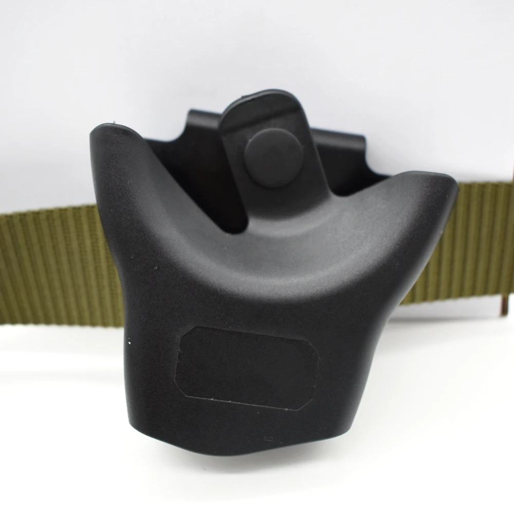 Esposas tácticas para estuche para grilletes de policía, cinturón abierto, soporte para esposas superiores para estuche, cinturón, bolsillo con bucle A - imagen 2