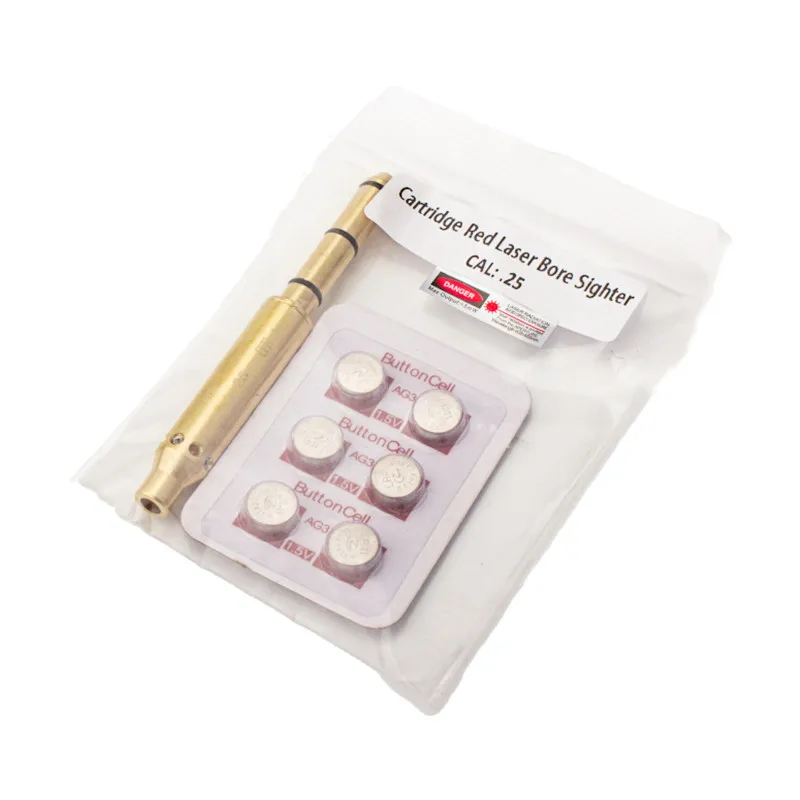 Mira láser táctica.177/22LR/.223Rem/9mm/.38spl/.17/.40/.45 Cal Laser Boresighter - imagen 3