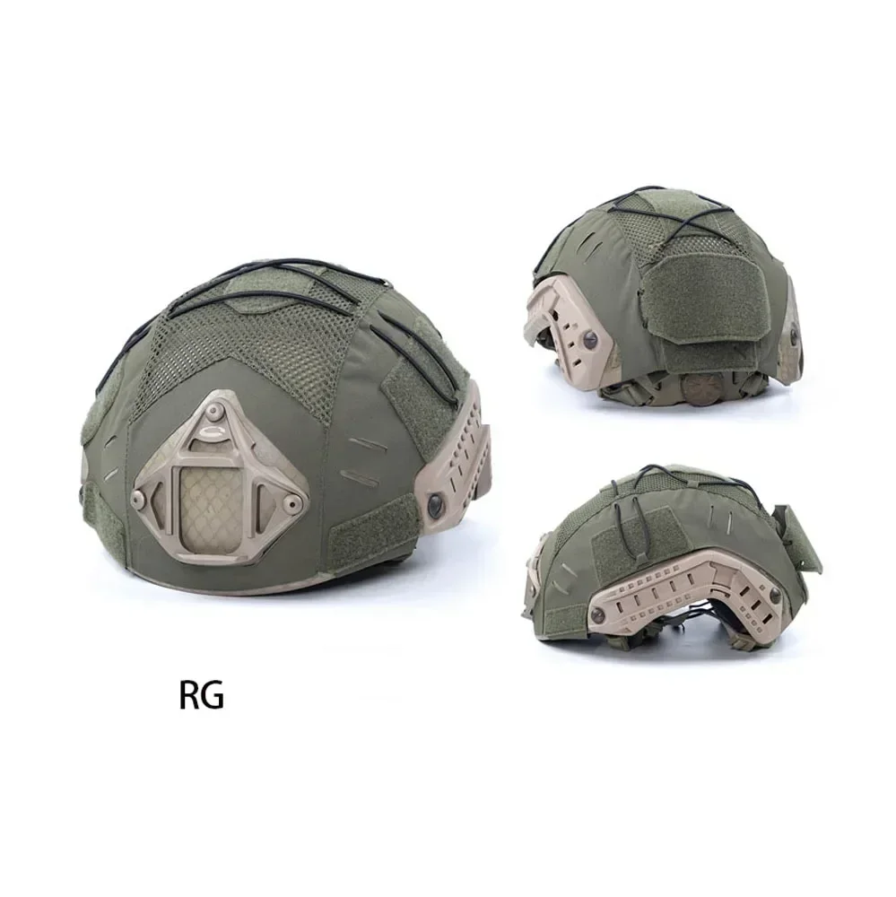 MCBK SF FAST casco cubierta deportes al aire libre balístico alto corte táctico protector casco cubierta tela - imagen 4