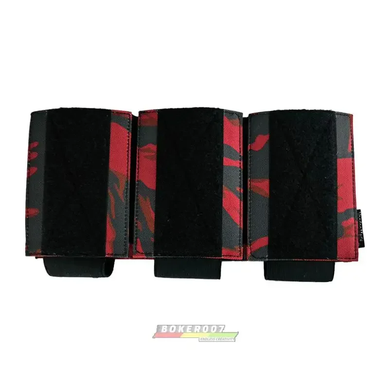 Bolso de revista SQB, accesorio Molle de extracción rápida, competitivo, Triple, rojo, Universal, para hombre - imagen 3