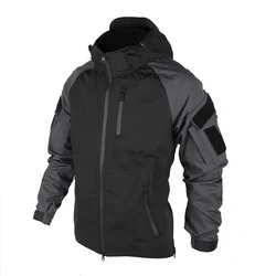BAC chaqueta táctica strike coat gris negro ligera para entretiempo
