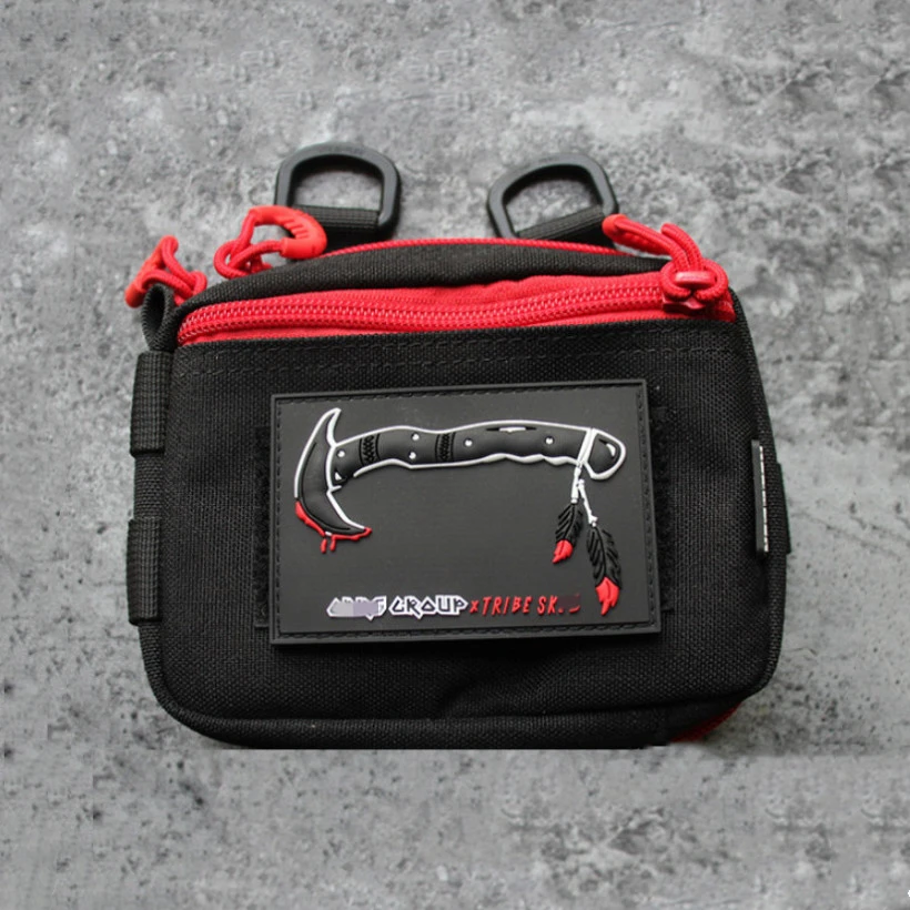 Brazalete con parche de PVC 3D para tribo de barco, bolsa de goma para exteriores, grupo de casco, insignia táctica hacia adelante, apliques DIY para decoración de bolsa de chaleco - imagen 5