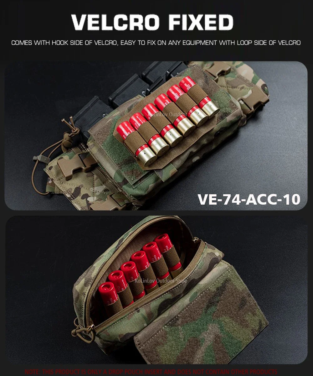 Chaleco táctico MK4, bolsa para el pecho, 3/6 bucle, bolsa para revistas, chaleco de caza, Airsoft, munición, escopeta - imagen 2