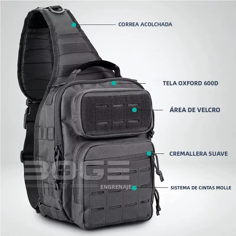 Mochila EDC Molle Assault Range para caza y senderismo