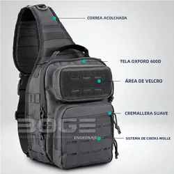 Mochila EDC Molle Assault Range para caza y senderismo