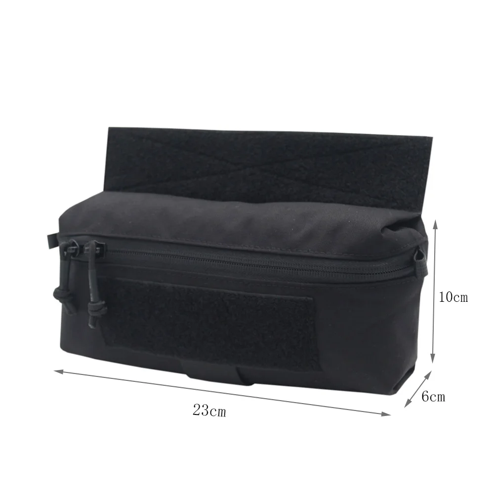 Bolsa de accesorios de chaleco táctico, bolsa de aparejo de pecho, bolsa de caída Abdominal, riñonera para JPC, CPC, MK3, MK4, portador de placa, almacenamiento - imagen 2