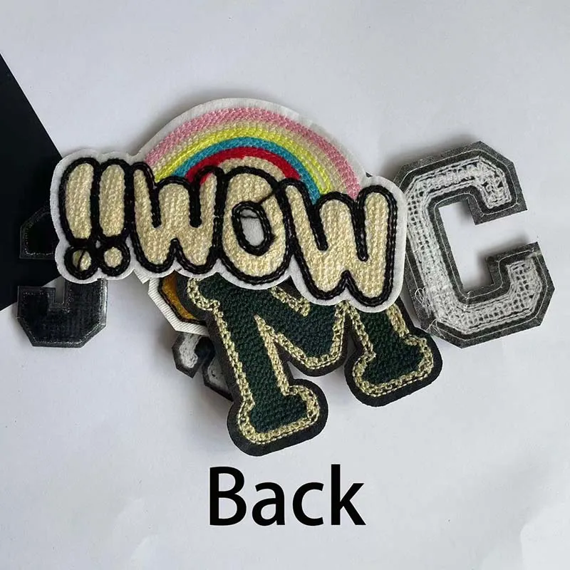 Parches para coser con letras, insignias de chenilla, Liberty, 5 piezas - imagen 4