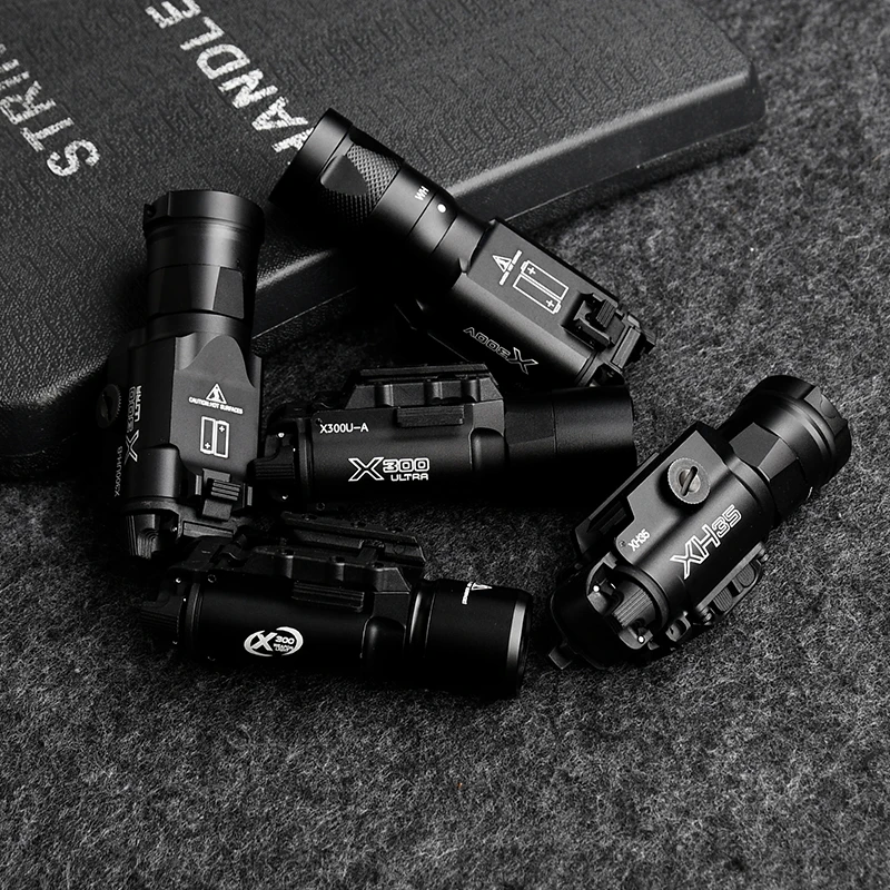 WADSN-linterna táctica X300 X300 Ultra XH35 X300V, luz LED estroboscópica, lámpara de montaje de aluminio, linterna colgante Airsoft X300UH-B - imagen 4