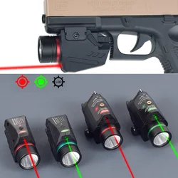 Combo pistola láser rojo y verde con linterna LED recargable para AR15