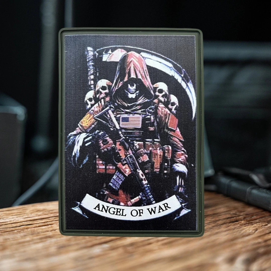 Parche táctico Reaper, brazalete militar, insignia de moral, bandera americana, gancho y bucle de PVC, mochila, accesorios de ropa, pegatina - imagen 2