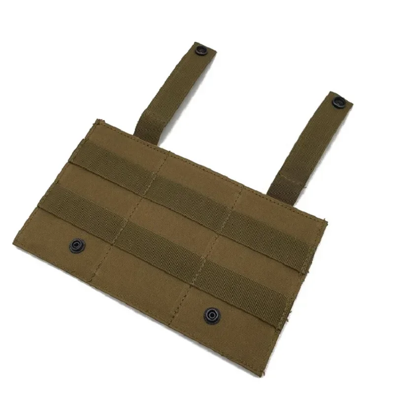 Bolsa táctica Molle para revistas, bolsa para Walkie Talkie, chaleco elástico, accesorios, bolsa lateral, funda para interfono Triple, paquete de tiro - imagen 5