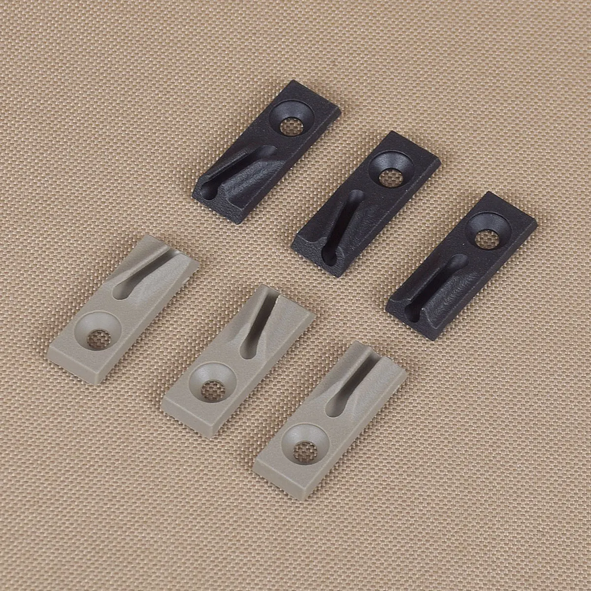 Gestión de cables guía de cables de M-LOK para arma, luz de explorador, Rifle, linterna, ranura trasera, caza, M600, M300, HK416, AR15, 3 uds. - imagen 2