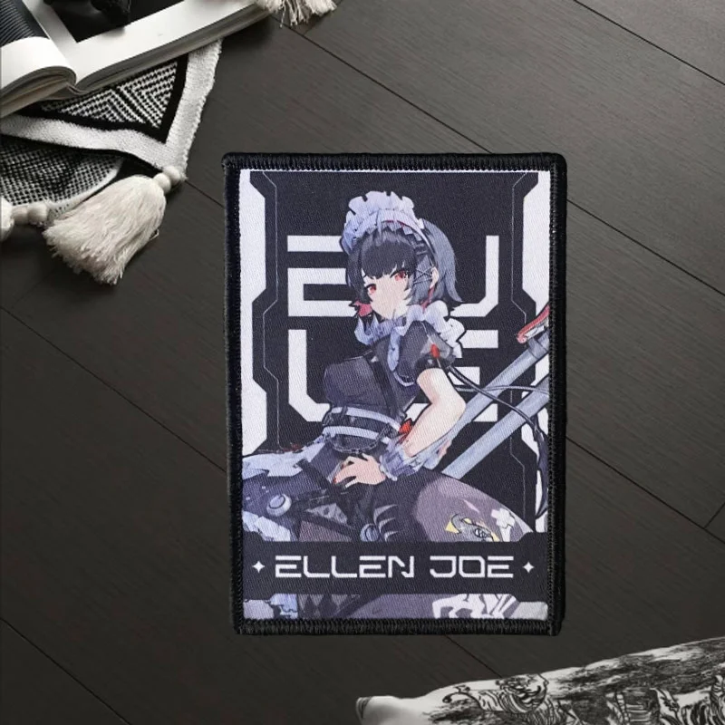 Parche de Chica de Anime, tácticas militares, insignia de moral, estampado de gancho y bucle, mochila, accesorios de decoración de ropa, brazalete adhesivo - imagen 4