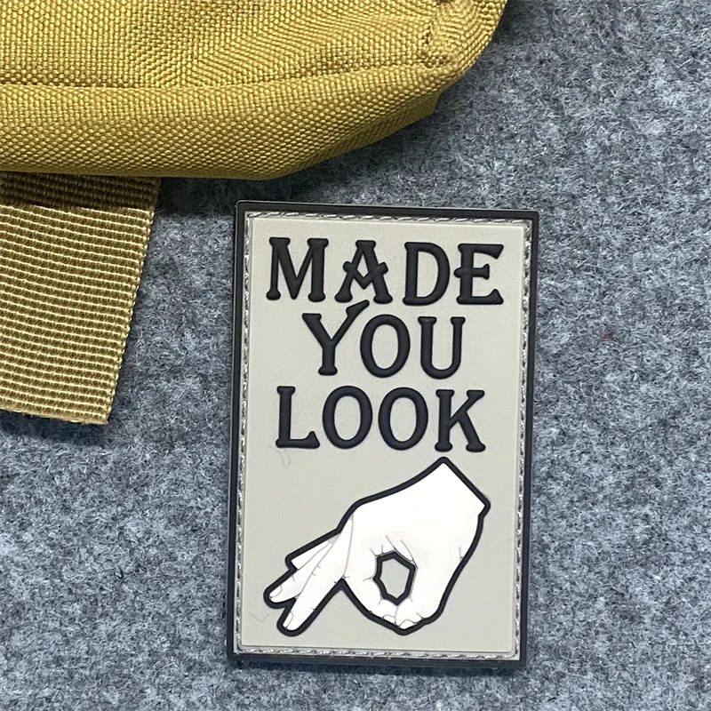 Parche de advertencia de PVC 3D para Drones, pegatinas de zona, insignia de moral táctica militar, gancho y bucle, brazalete, parches de mochila - imagen 5