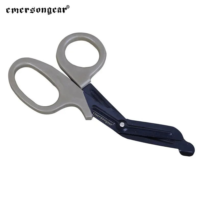 Emersongear-tijeras médicas tácticas de primeros auxilios, herramienta de supervivencia, Milsim, caza, senderismo, entrenamiento, senderismo, combate, acero EM7916 - imagen 2