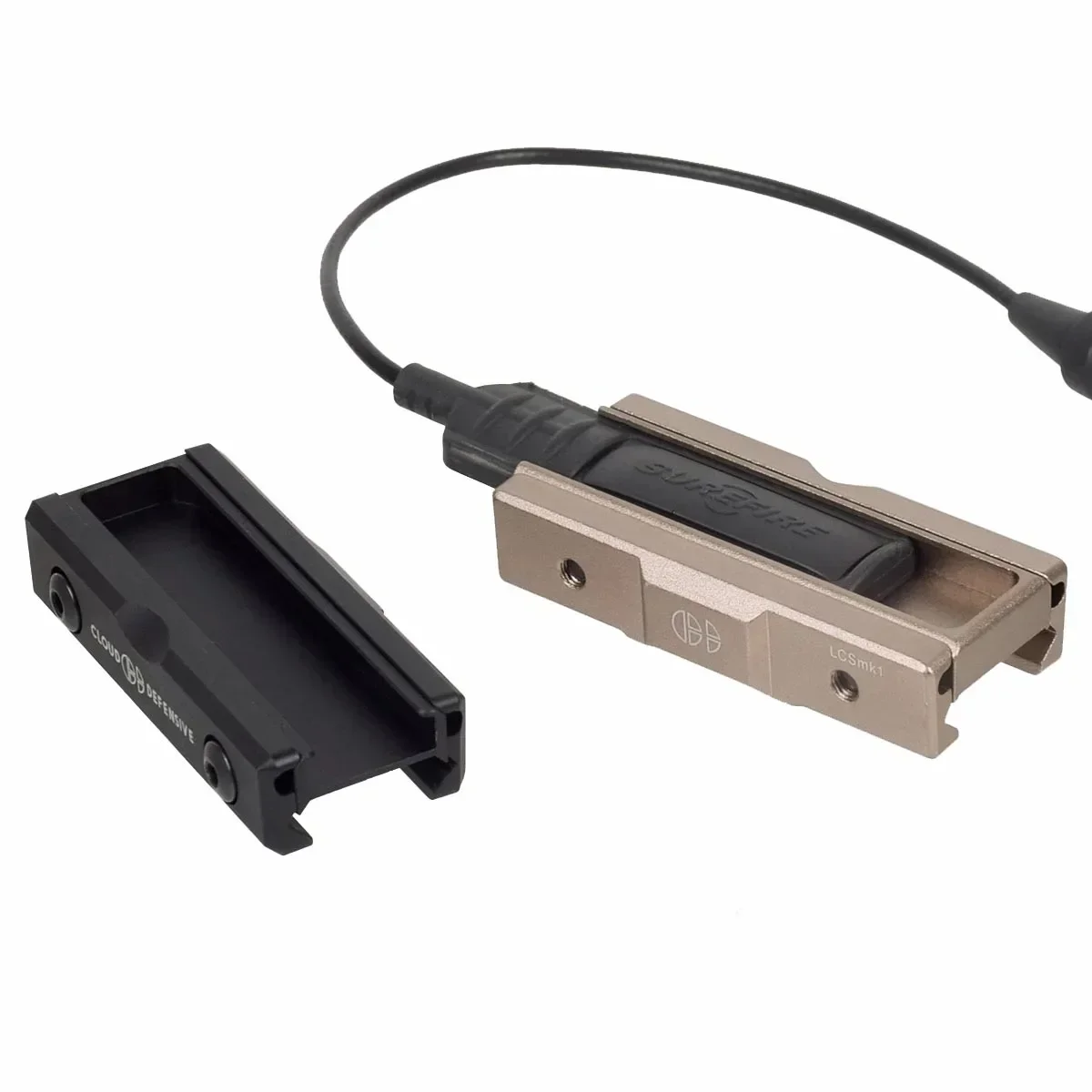 SureFire M300 M600 Mlok presión interruptor remoto cinta placas de montaje 12 Uds Kit 5 uds BCM 5,5 "Mlok Keymod Kit de accesorios de cubierta de riel - imagen 4