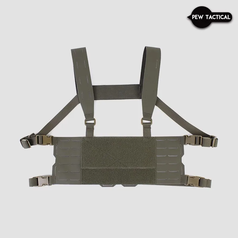 PEW Ferro estilo táctico Chesty Rig arnés ancho chaleco de caza MOLLE ligero CR07 - imagen 5