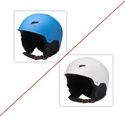 Casco de esquí para viento y nieve con protección auditiva adulto