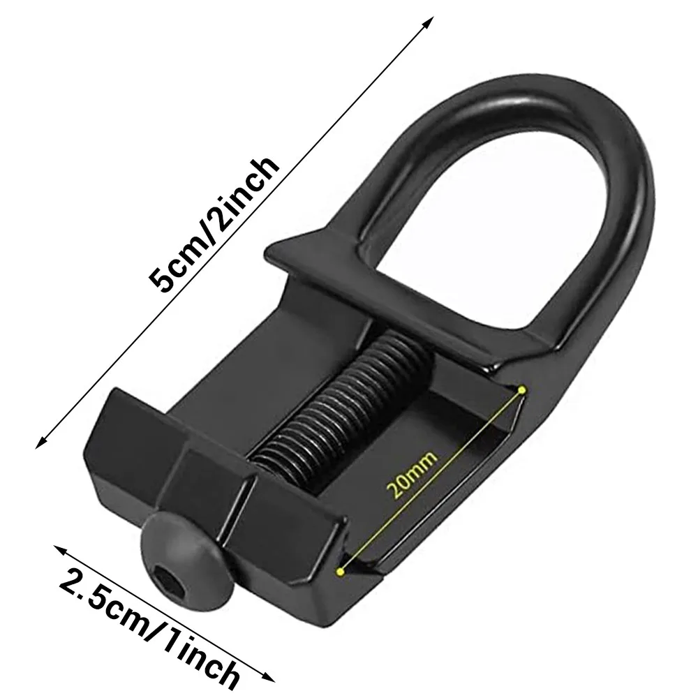 Hebilla táctica de separación rápida QD Sling adaptador de montaje de acero accesorio apto para riel de 20mm Airsoft Rifle accesorios de pistola de caza - imagen 5