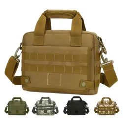 Bolsa messenger táctica impermeable camuflaje para tablet 10 pulgadas