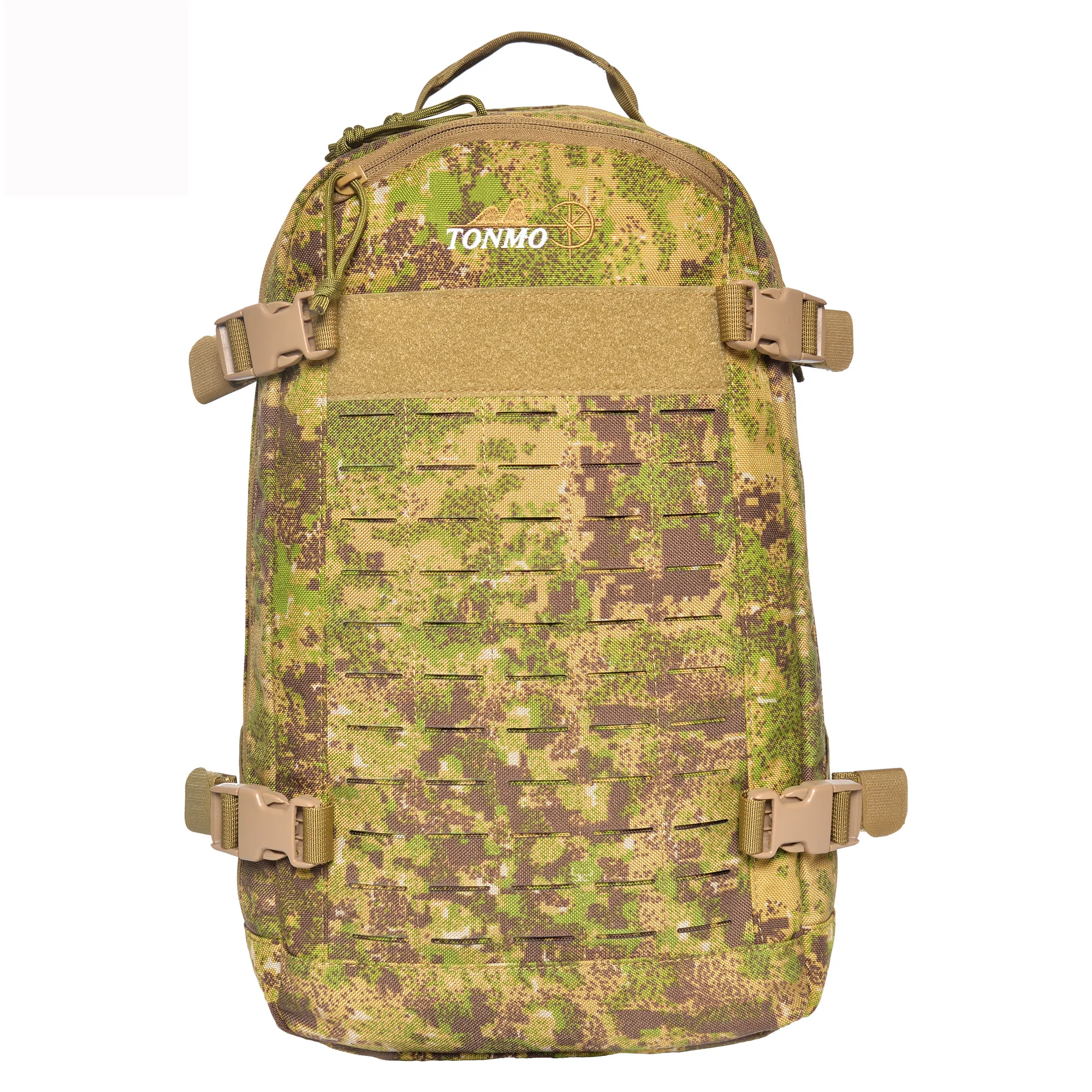 Bolsa de viaje táctica de doble hombro para exteriores, Camuflaje disperso, punto alemán, Camuflaje ligero, impermeable - imagen 5