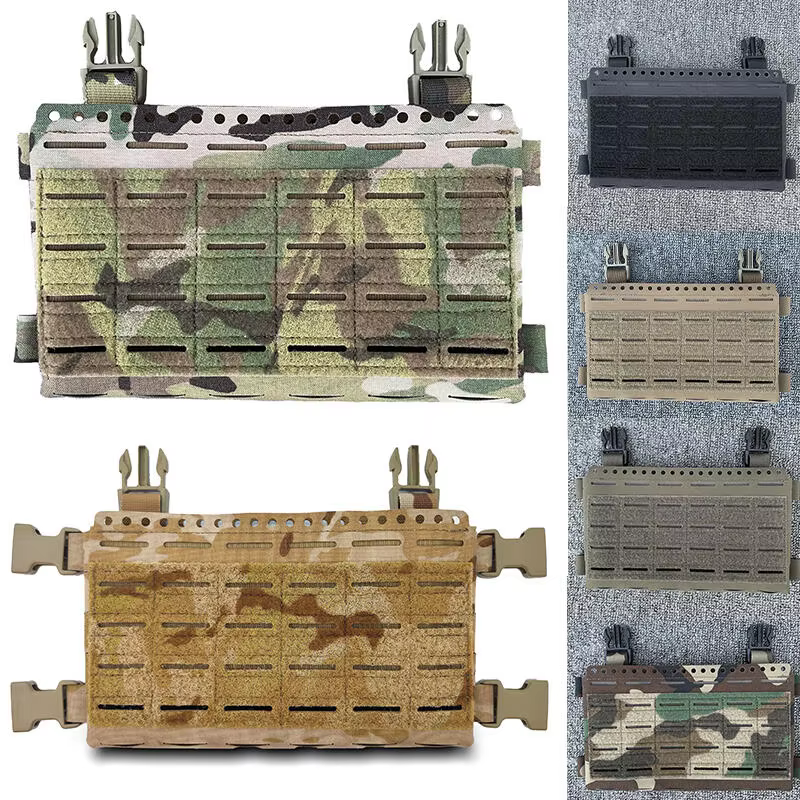Panel frontal táctico MK5 para chaleco con bolsillos cargadores - imagen 2