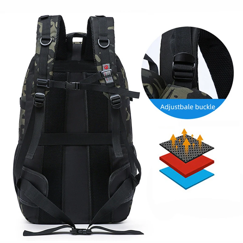 Mochila táctica grande hombre para senderismo y camping - imagen 5
