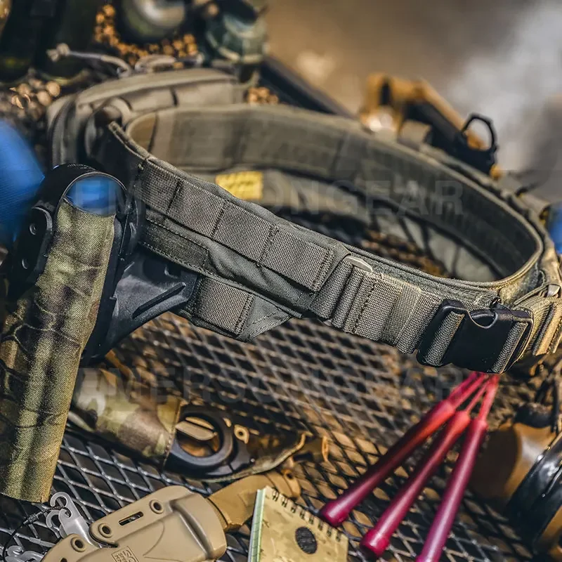 Emersongear táctico para cinturones de aparejo Modular, pretina MRB de perfil bajo, correa de cintura Molle para acampar y cazar EM9341