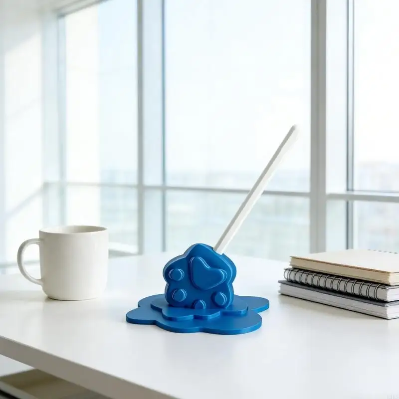 Soporte para bolígrafo helado con patas derretidas, decorativo - imagen 3