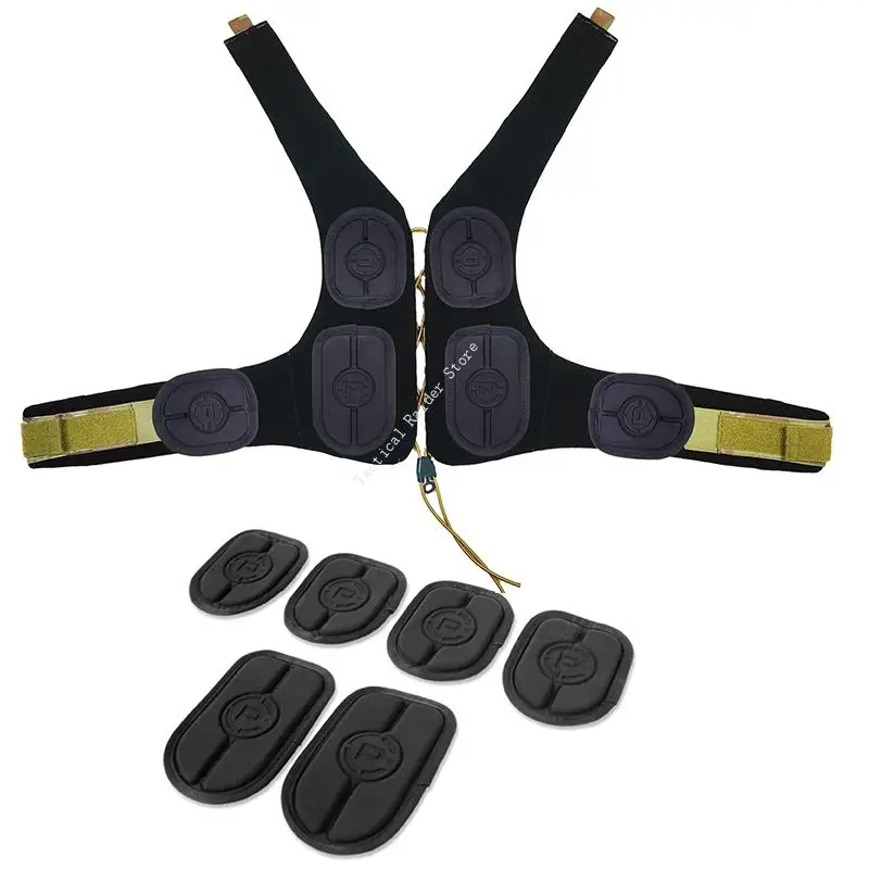 Almohadilla especial con marco trasero del sistema de mochila AVS (6 juegos en combinación)