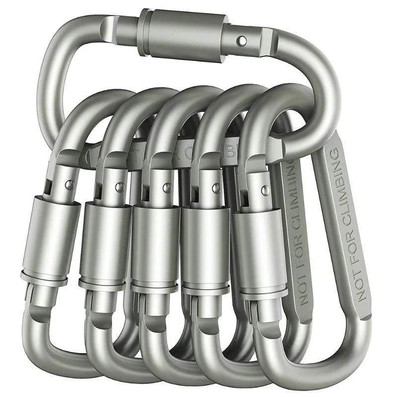 Mosquetón táctico aluminio EDC para llaves – Supervivencia - imagen 2