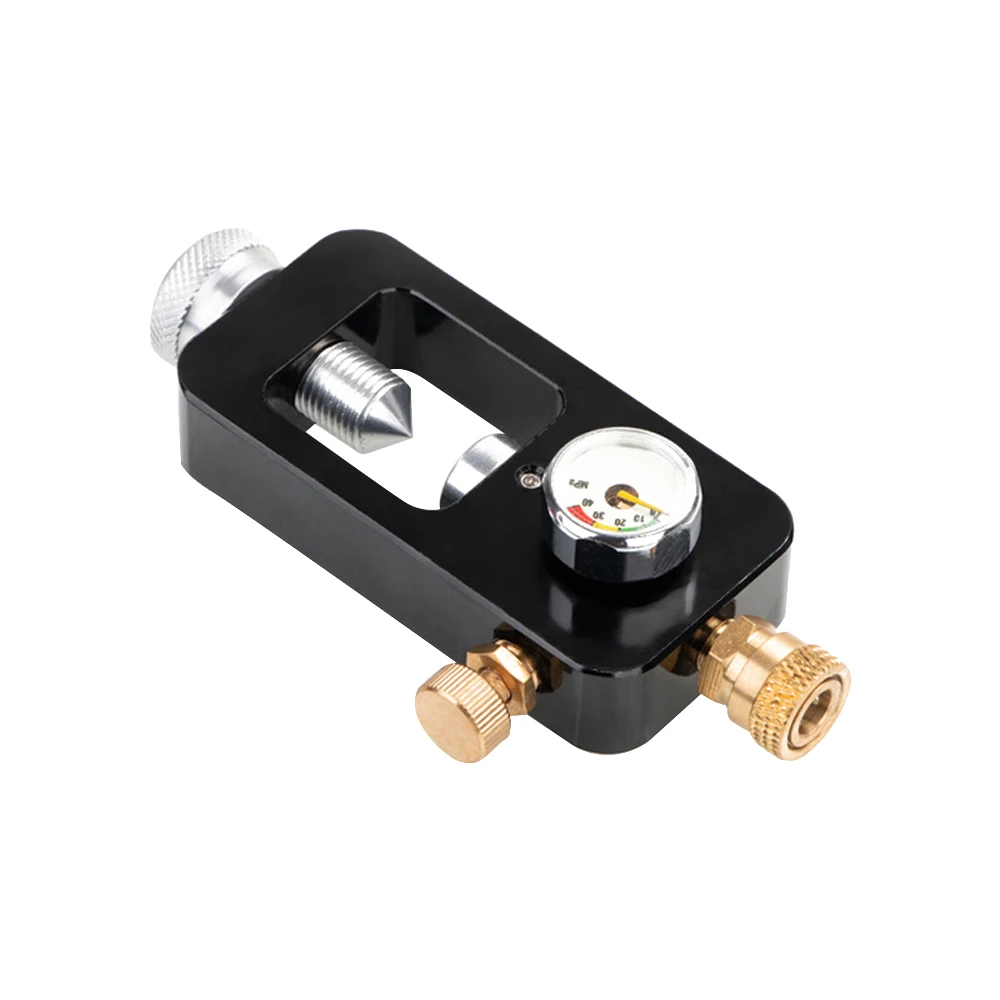 Válvula de inflado de cabeza de cesta de flores, cilindro de oxígeno de buceo con manómetro, manguera, accesorios de buceo al aire libre - imagen 4