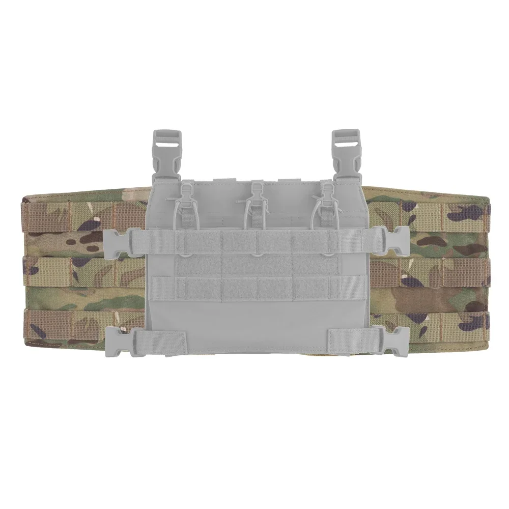 Conjunto de Panel lateral táctico Molle estilo serie R para portador de placa, chaleco de caza Airsoft, aparejo de pecho, bolsa de Radio Mag adaptable - imagen 5