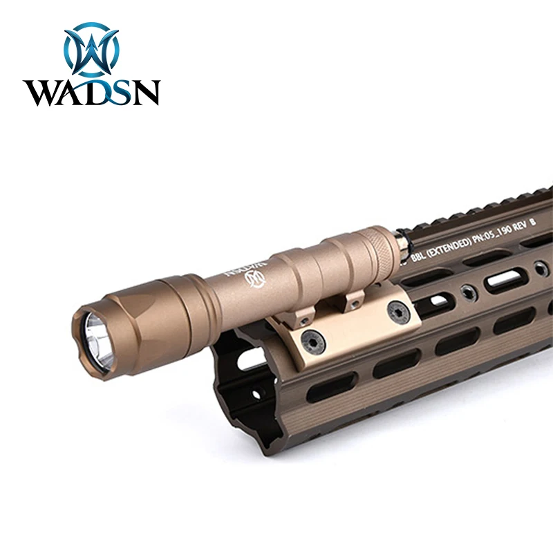 Luz de explorador compensada táctica DD SMR mlok, montaje lateral, Base keymod, linterna SF M300 M600 SMR, accesorios de luz de riel guía - imagen 3