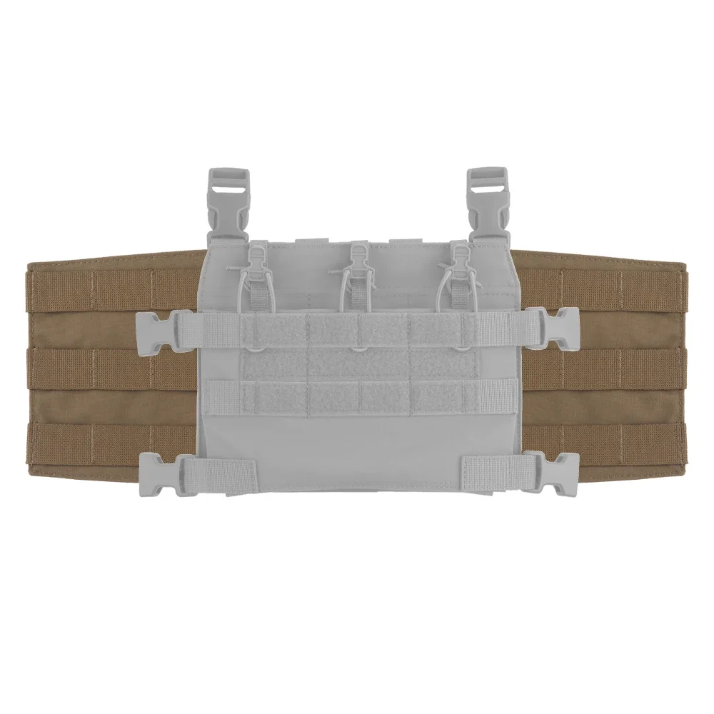 Portador de placa táctica lateral Molle, conjunto de Panel Serie R, chaleco de caza, equipo de aparejo de pecho, bolsa adaptadora, bolsa de radio - imagen 2