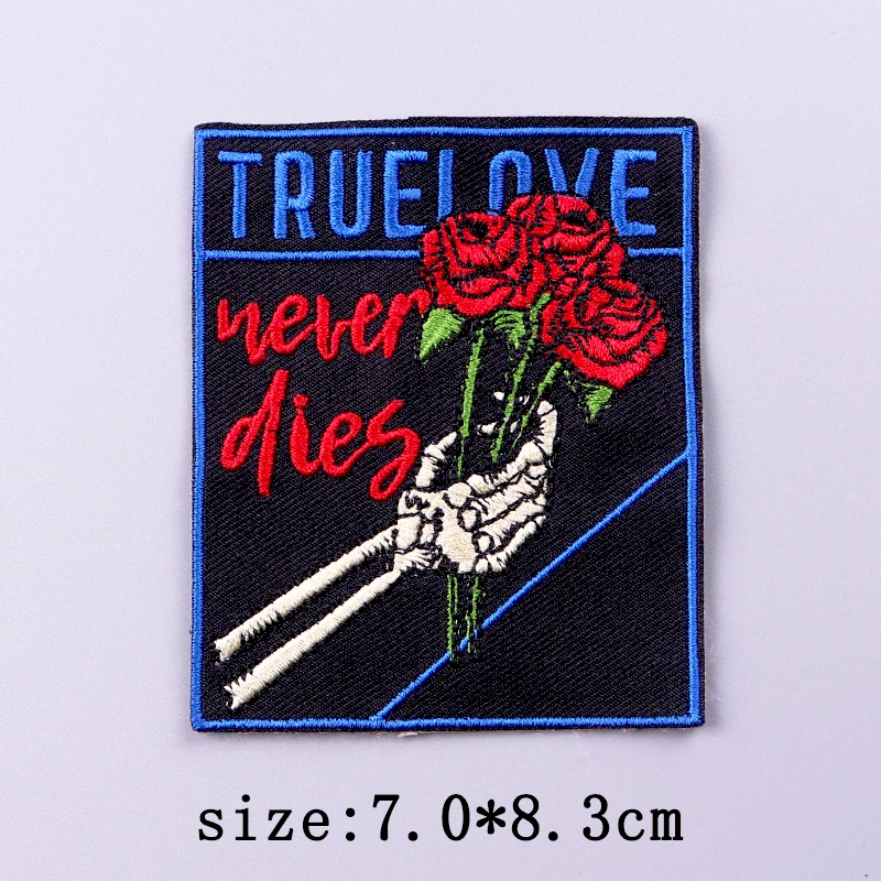 Parche con letras para planchar, parches termoadhesivos para ropa, eslogan proverbio, bordado, insignias adhesivas - imagen 5