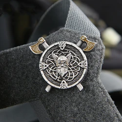 Insignia Metálica Vikinga Hacha para Mochila Táctica MOLLE