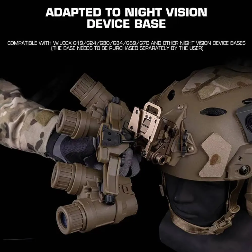 SIN función de volteo lateral GPNVG 18 gafas de visión nocturna Nylon L4G24 NVG soporte para casco de caza - imagen 4