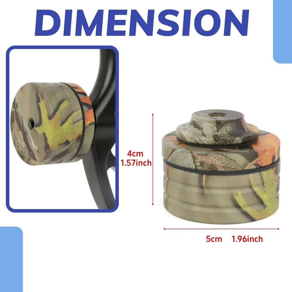 Estabilizador de amortiguador de arco de 5/16 hilos, contrapeso de tiro con arco de acero inoxidable, tiro al bersagón, arco recurvo, accesorios para exteriores - imagen 3