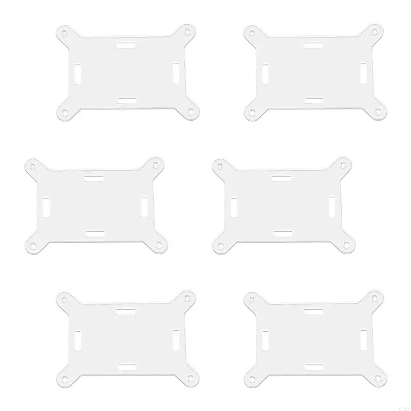 Clips multiusos para portatarjetas identidad, acrílico transparente resistente agua, para uso en Hospital, escuela y K1KF, - imagen 3